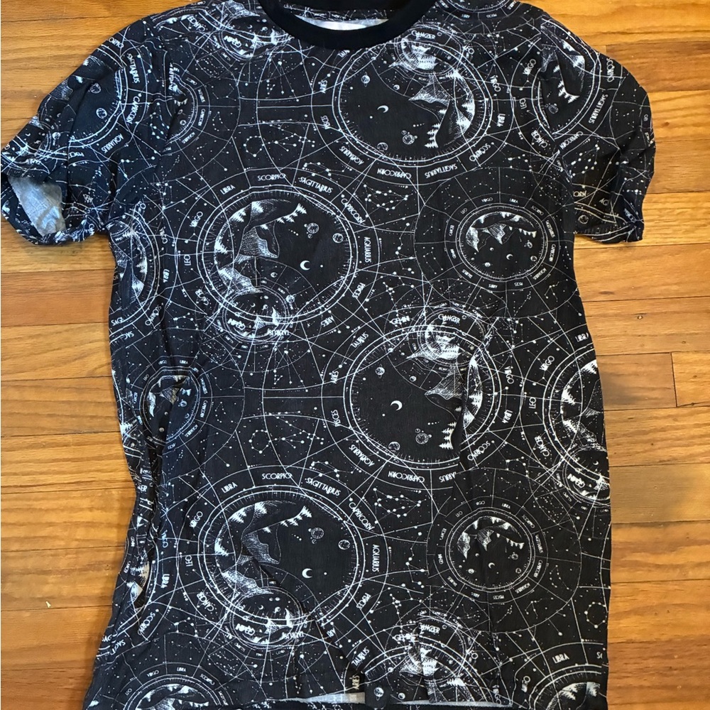 Men's Celestial Black Graphic Tee